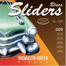 Струны для электрогитары Thomastik-Infeld SL109 Blues Sliders Light 9/43