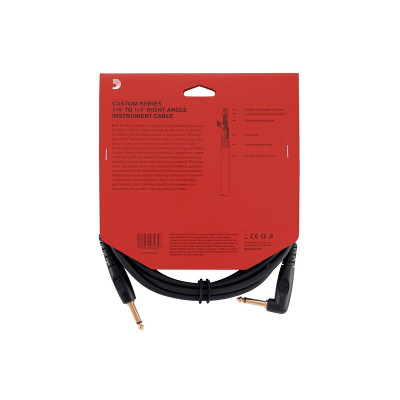 Кабель инструментальный D'ADDARIO PW-GRA-10 Custom Series Instrument Cable (3m)