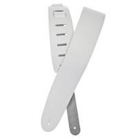 Ремень для гитары D'ADDARIO 25BL02 BASIC LEATHER GUITAR STRAP (WHITE)