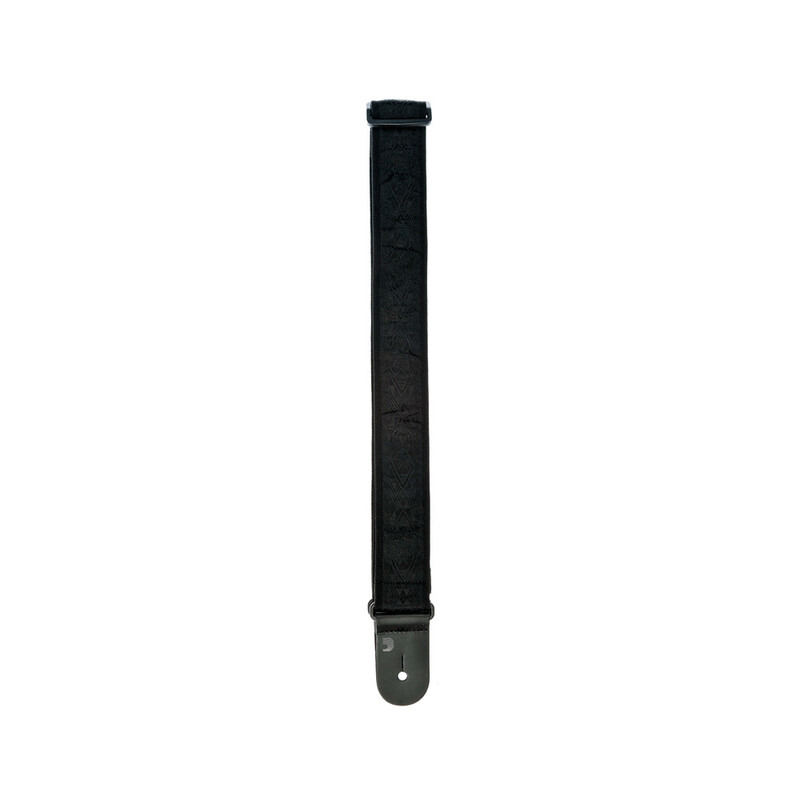 Ремень для гитары D'ADDARIO 50B01 NYLON WOVEN GUITAR STRAP (BLACK SATIN)