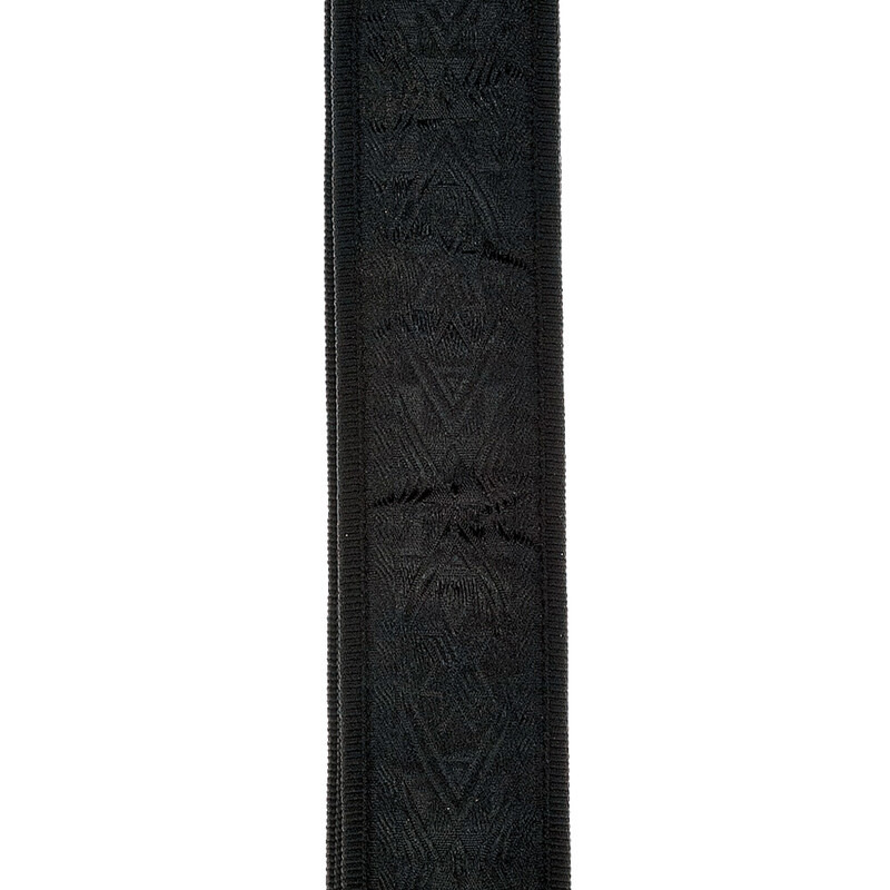 Ремень для гитары D'ADDARIO 50B01 NYLON WOVEN GUITAR STRAP (BLACK SATIN)