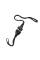 Ремінь для гітари D'ADDARIO DGS15 ACOUSTIC QUICK RELEASE SYSTEM (BLACK)