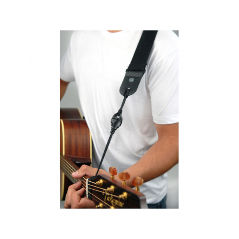 Ремінь для гітари D'ADDARIO DGS15 ACOUSTIC QUICK RELEASE SYSTEM (BLACK)