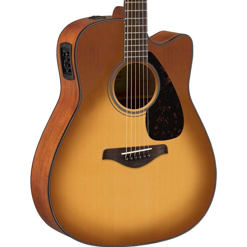 Электроакустическая гитара YAMAHA FGX800C (SAND BURST)